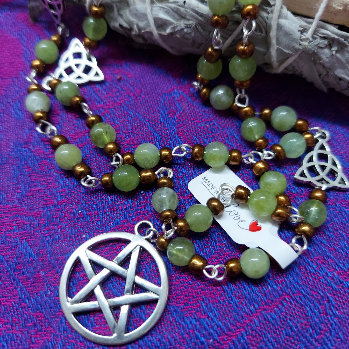 Peridot Wicca Rosary