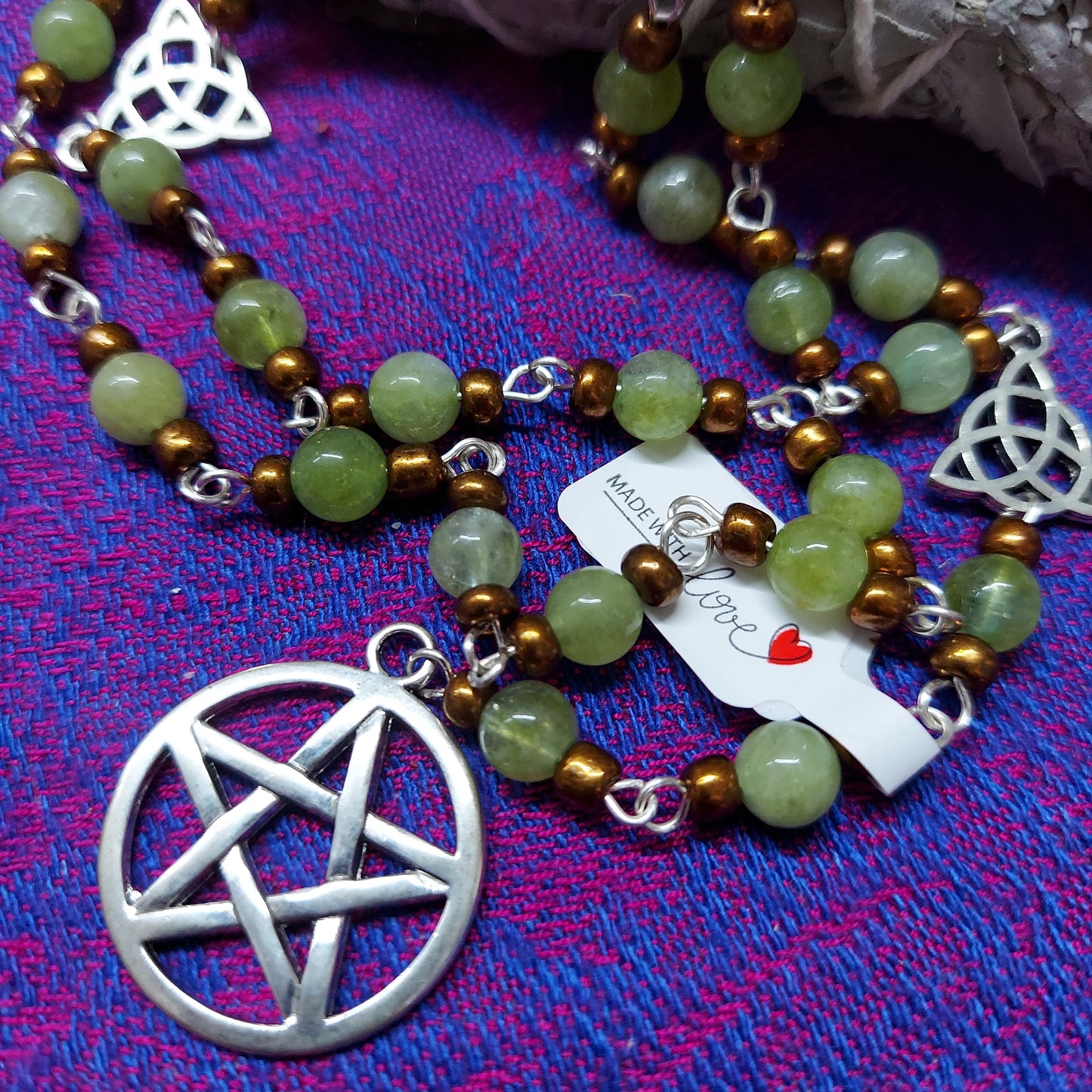 Peridot Wicca Rosary