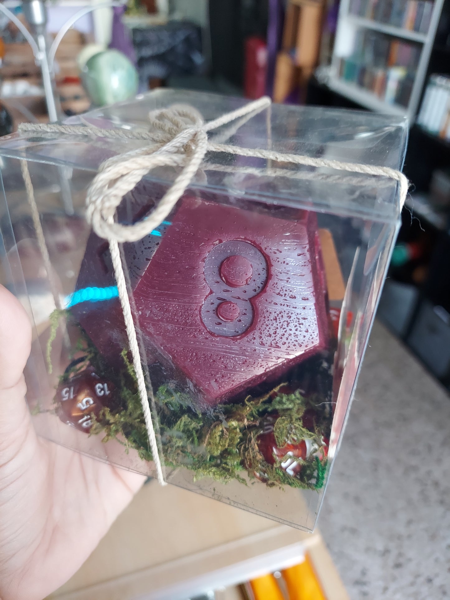 Bundle Big Dice Candle with Dices