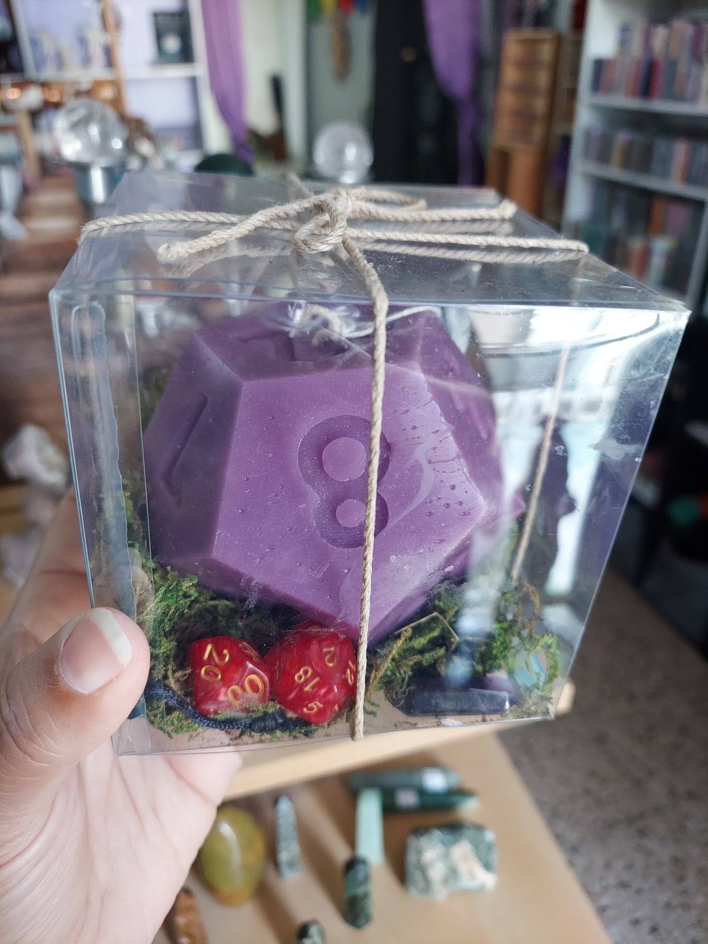 Bundle Big Dice Candle with Dices