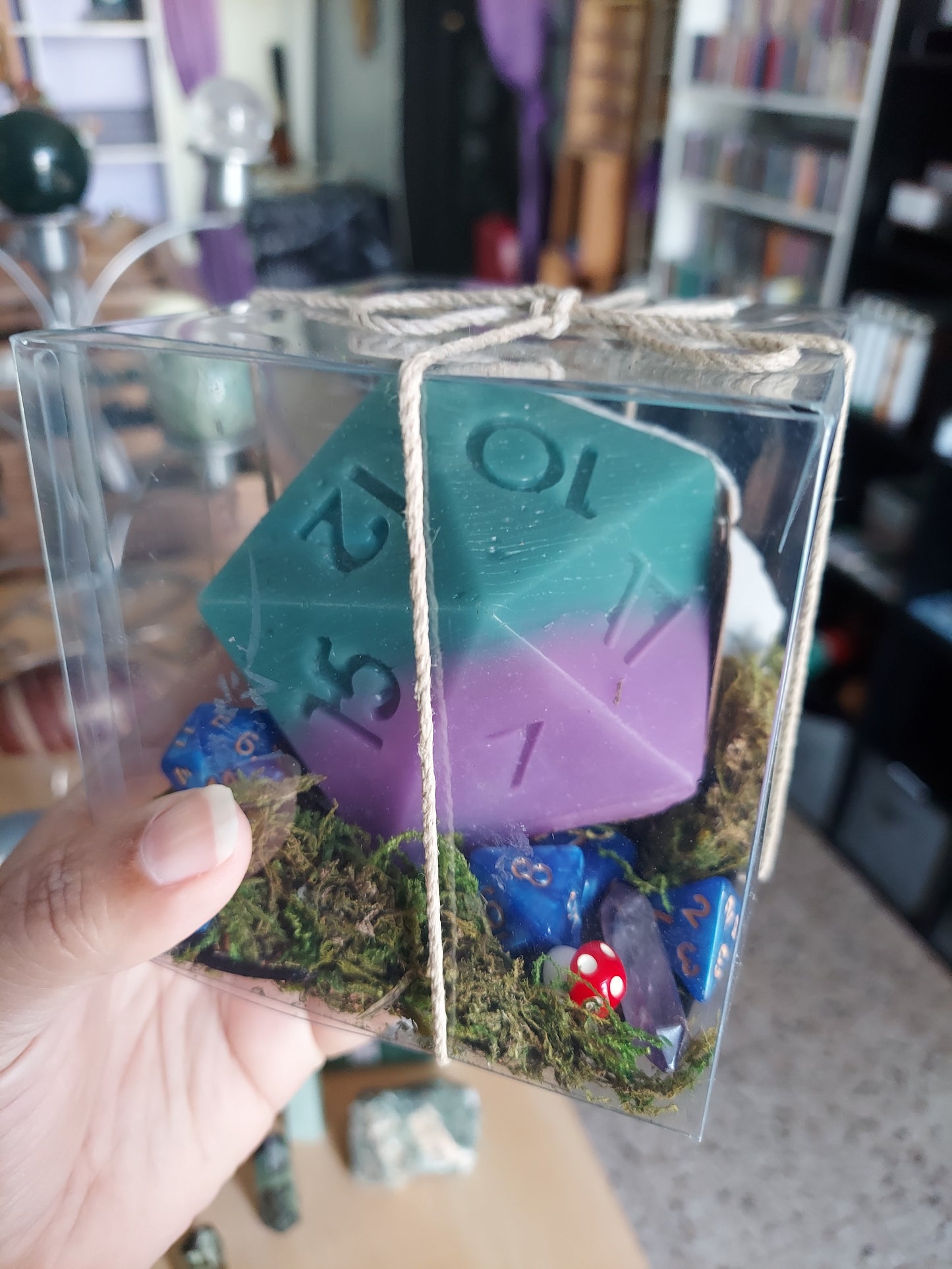 Bundle Big Dice Candle with Dices