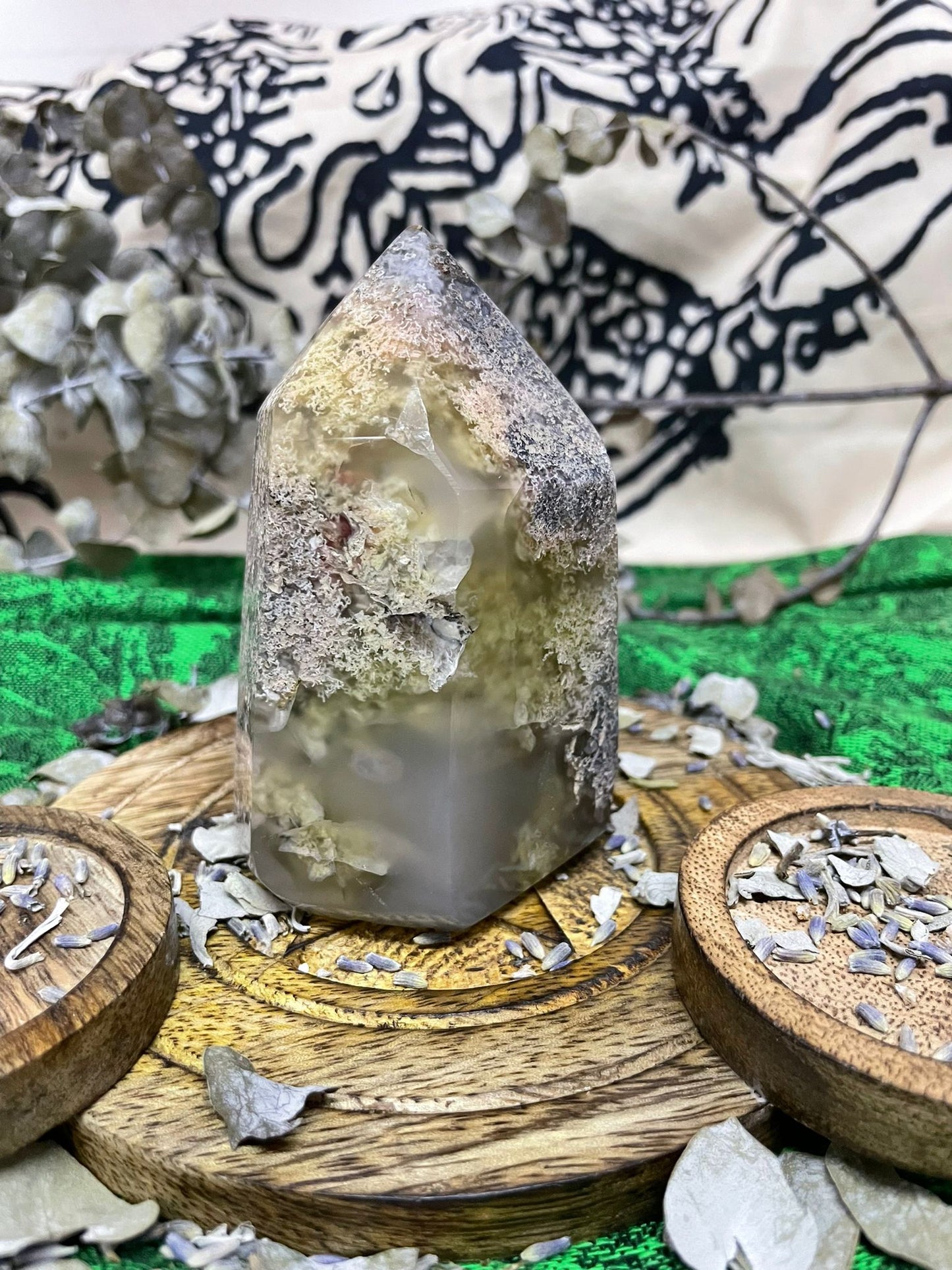 Flower Agate Wide Tower