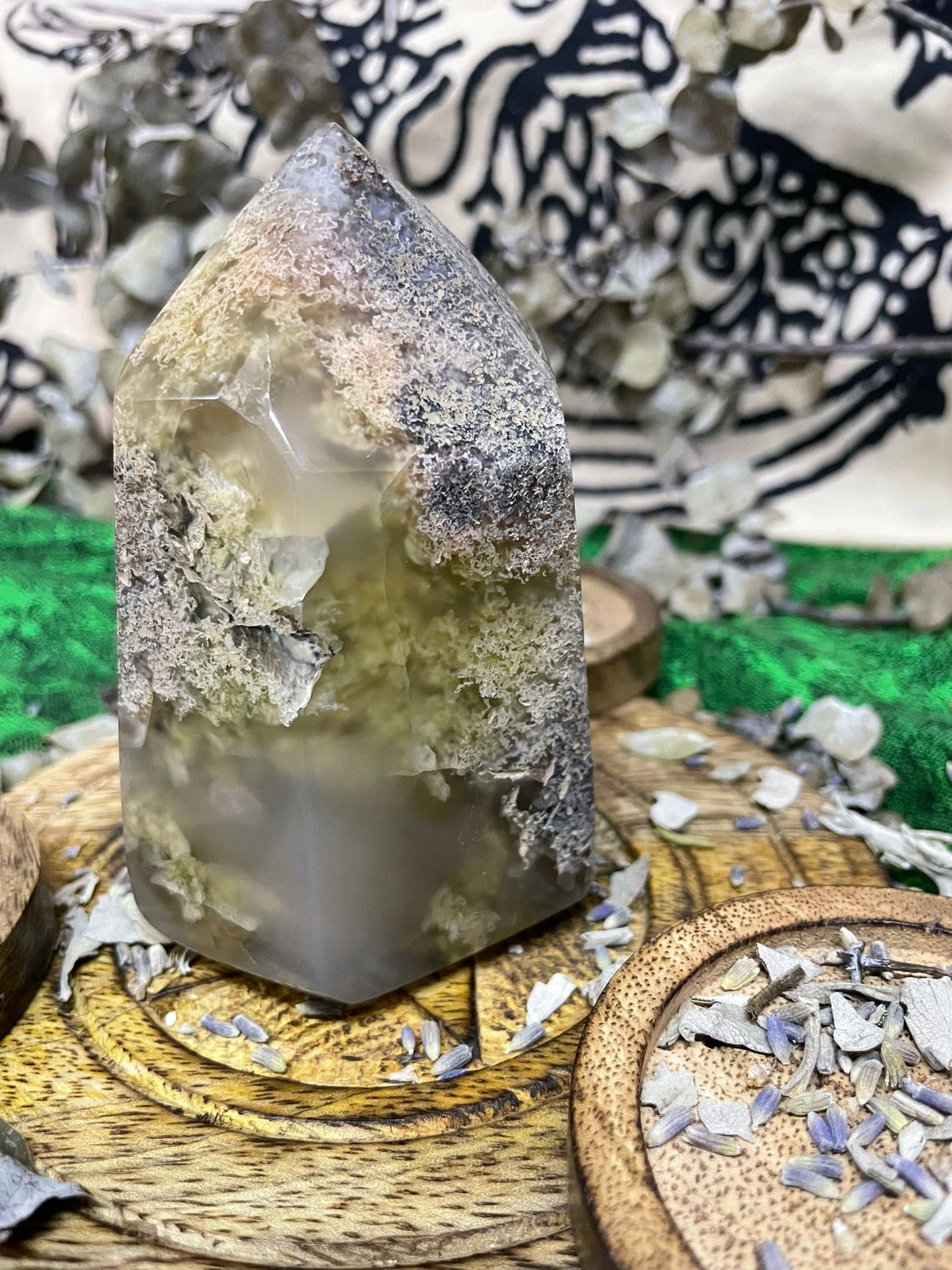 Flower Agate Wide Tower