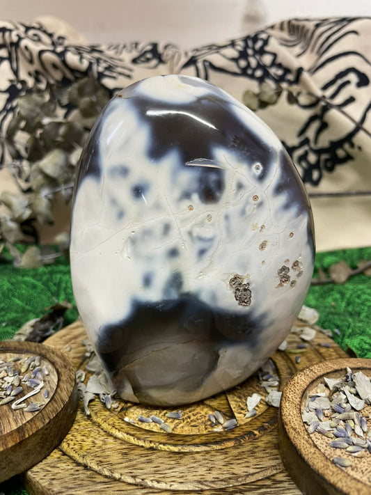 Orca Agate Spheres & Freeforms