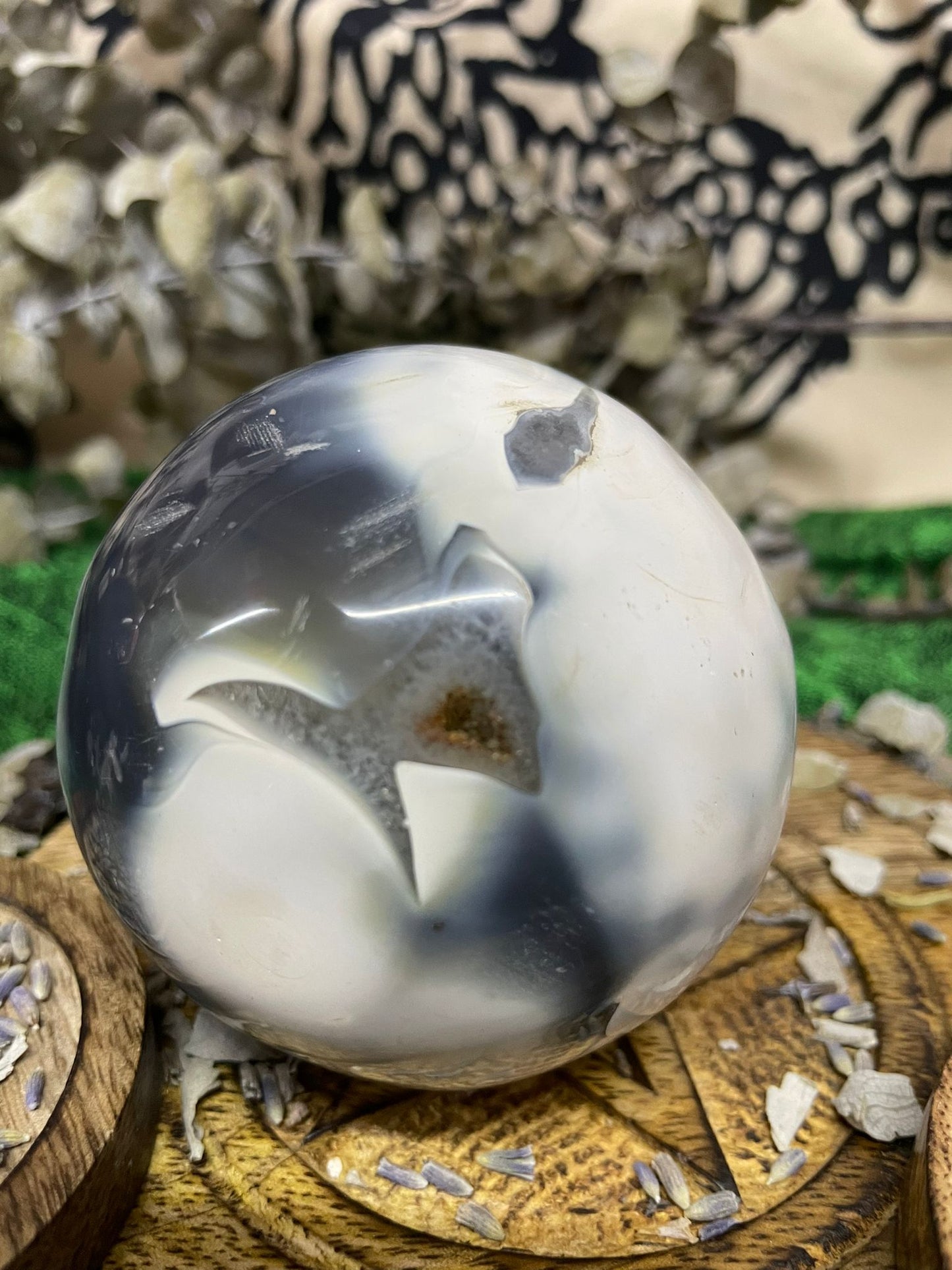 Orca Agate Spheres & Freeforms