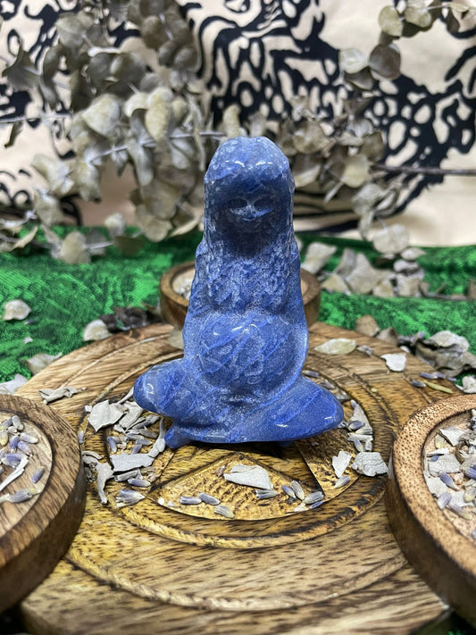 Blue Aventurine Goddess Gaia