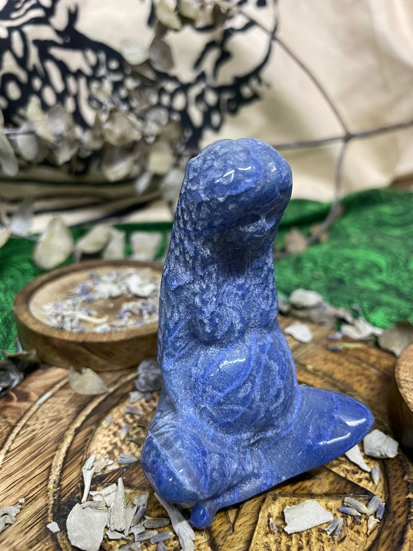 Blue Aventurine Goddess Gaia