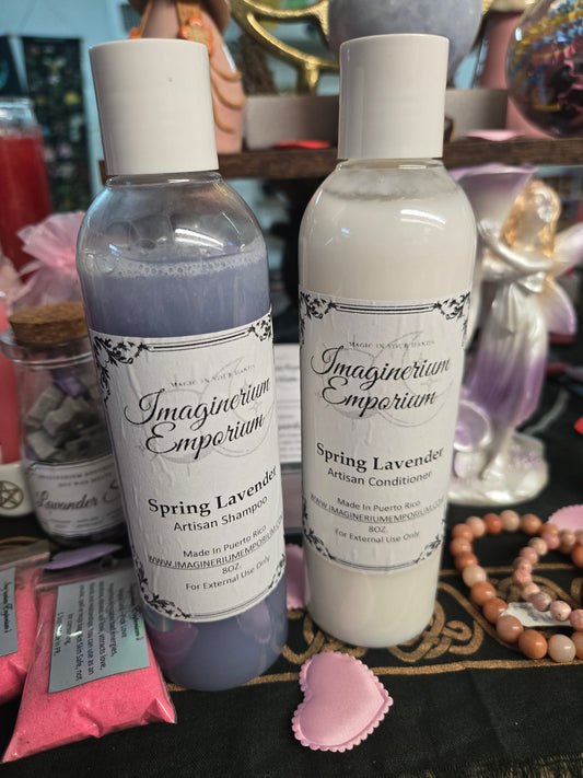 Spring Lavander Shampoo and Conditioner